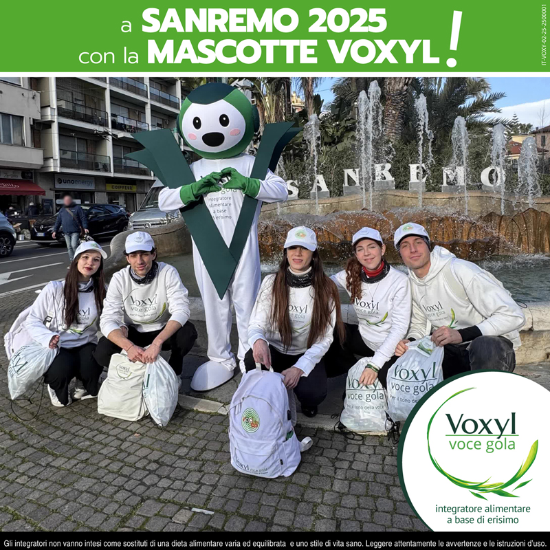 Voxyl Voce Gola Sanremo 2025